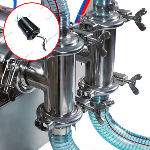 JINPAT slip ring: pneumatic and electrical integration, precise and intelligent filling