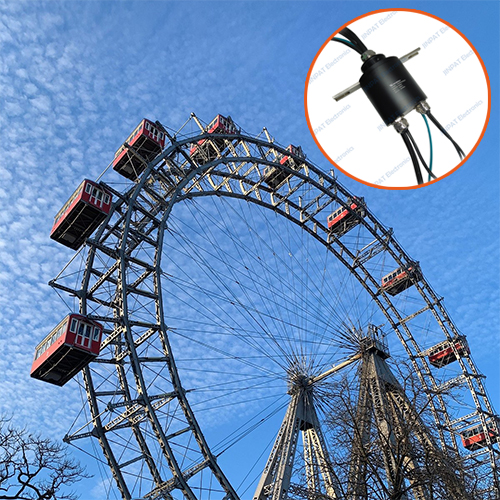Stable operation 24/7! JINPAT LPT slip rings ensure the safety of Ferris wheels.