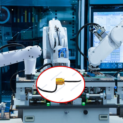 JINPAT LPT integrated slip ring, combining two slip rings into one, empowers robotic arms.