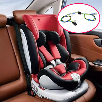 IP40 protection, ultra-low torque: JINPAT LPMS slip rings in child seat applications.