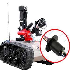 Advantages of Slip Rings Fire Fighting Robots