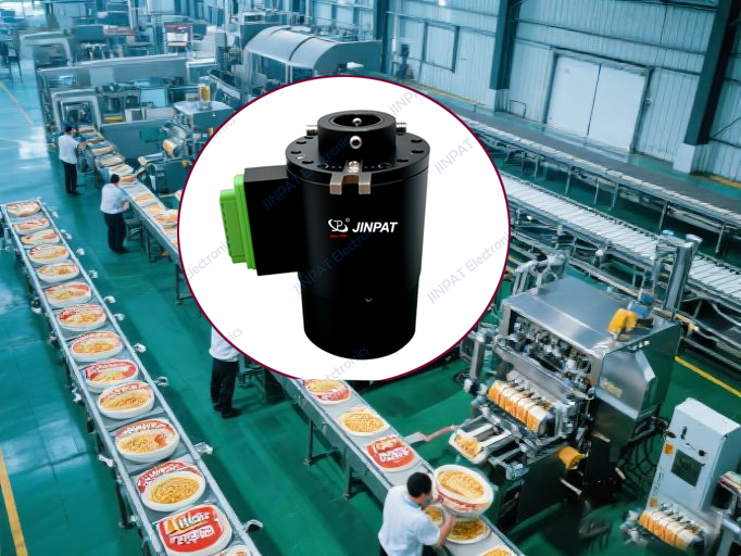 Reliable Slip Ring Solution for Instant Noodle Production Machinery