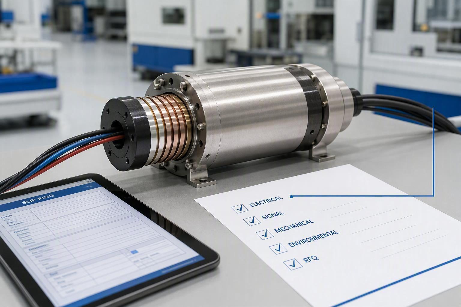 Slip Ring Specification Checklist for OEM Engineers: What to Send Before RFQ