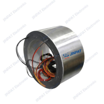 JINPAT's new large and compact slip ring through the hole